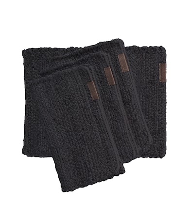 Hemp Dark Grey Bordsunderlägg 4-set