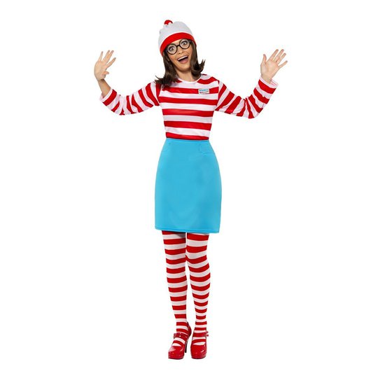 Where's Wally Wenda Maskeraddräkt - X-Small