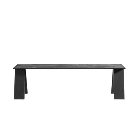 Angle Bänk 160cm Svartbetsad
