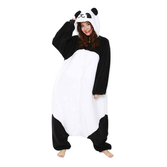 Svart/Vit Panda Kigurumi - Medium