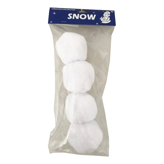 Snöbollar Julpynt - 4-pack