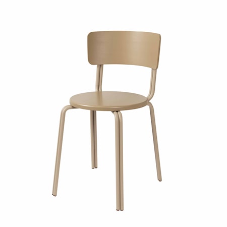 Oda Stol Trä/Askfaner Beige