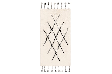 Artemis Matta 70x140 cm Vit/Svart