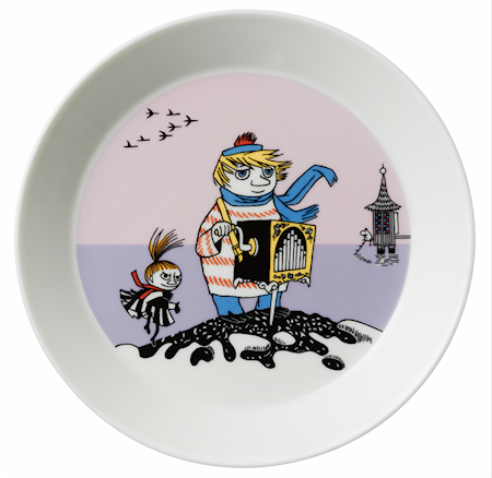 Mumin tallrik 19 cm Too-Ticki violett