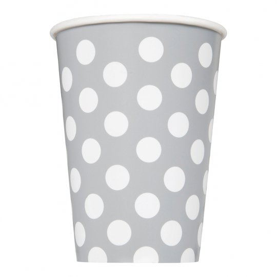 Pappersmuggar Silver Prickiga - 6-pack