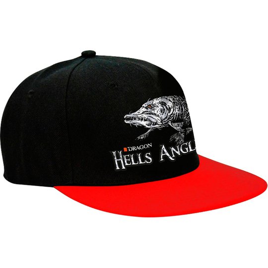 Dragon Snap Back Hells Anglers gädda keps