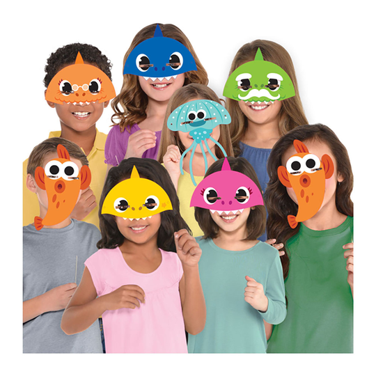 Ansiktsmasker Baby Shark - 8-pack