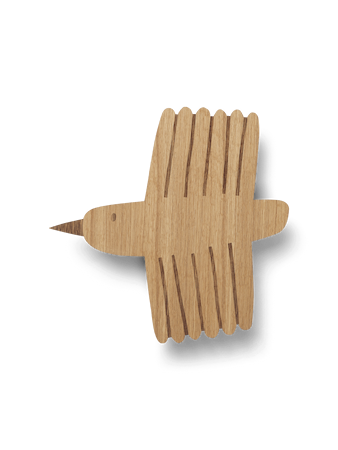 Bird Lamp Oiled Oak