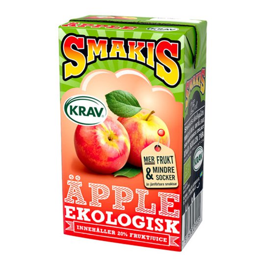 Smakis Äpple Ekologisk - 25 cl