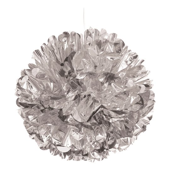 Pom Pom Silver Metallic Dekoration