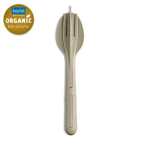 Klikk Bestickset 3 delar Beige