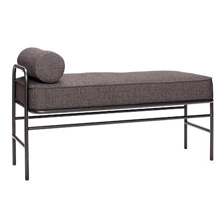 Bänk Metall Brun 106 cm