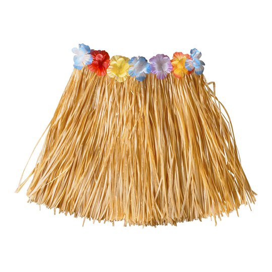 Hawaiikjol Beige med Blommor
