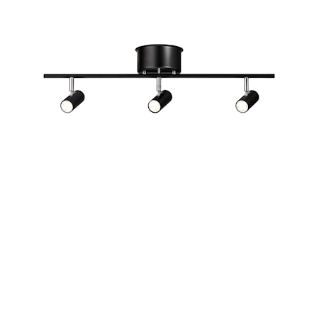 Cato Skena Mattsvart 3:a Dimbar LED