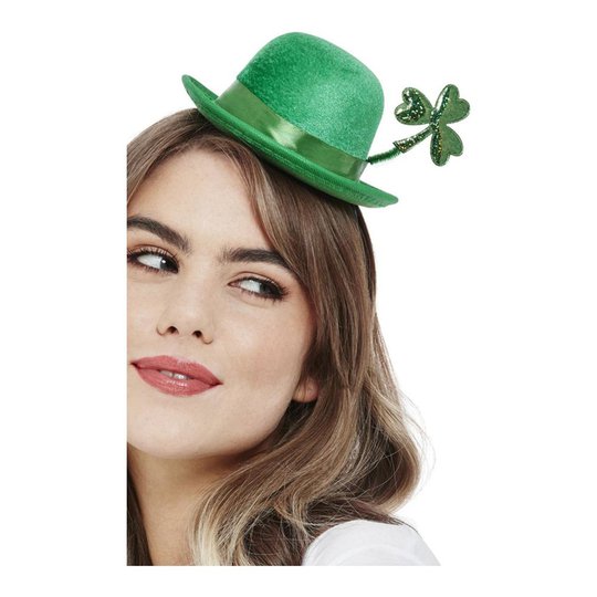 Bowlerhatt Mini St Patricks Day Grön - One size