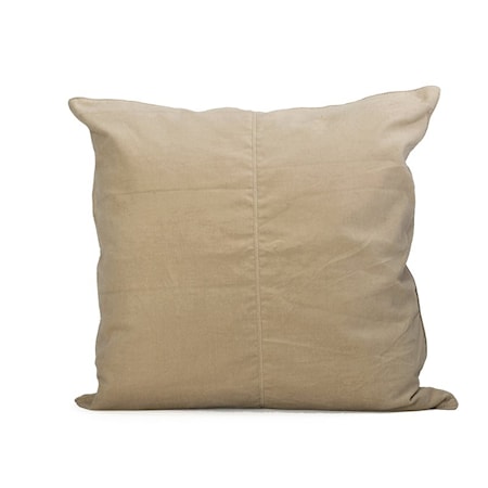 Sammet Kuddfodral 50x50cm New Beige