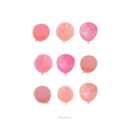 Affisch Balloons