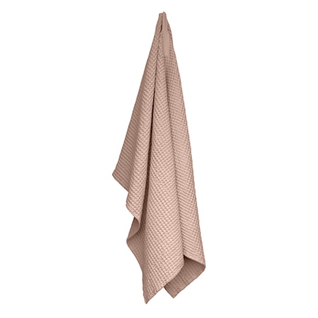 Big Waffle Handduk/Filt 150x100 cm Pastellrosa