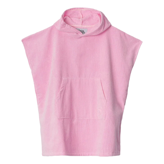 Handduks Poncho för Barn Bubblegum Rosa - Small/Medium