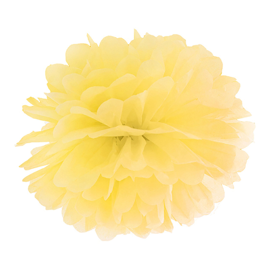 Pom Pom Gul Hängande Dekoration