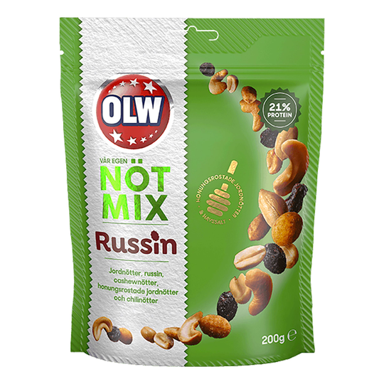 OLW Nötmix Russin - 200 gram