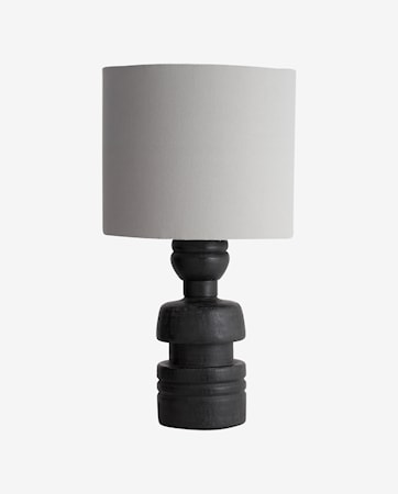 Loke Bordslampa Svart W/ Grå Shade