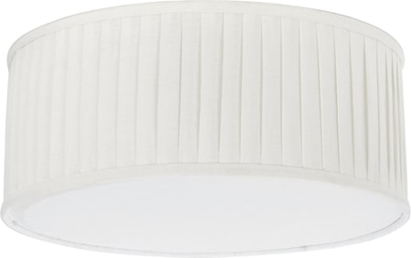 Plafond Plissé Gammal Vit 45cm