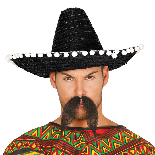 Sombrero Färgad - Svart