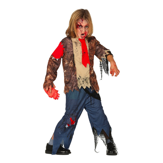 Zombie Barn Maskeraddräkt - Medium