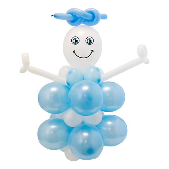 DIY Ballongfirgur Blå