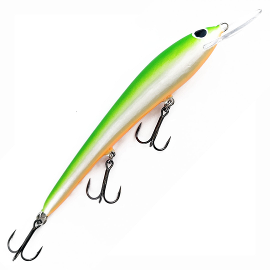Jenna Vaaput M140S 14 cm wobbler LimeAppelsiini