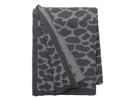 Pläd Camouflage Steel 130x170 cm Svart/ Grå