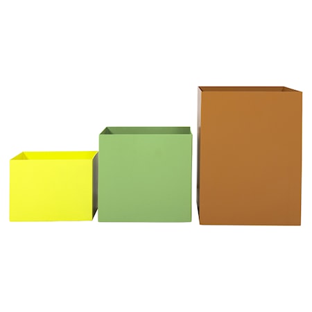 Förvaringsboxar Metall 3-pack