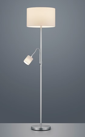 Hotel LED Golvlampa E27+E14 Vit