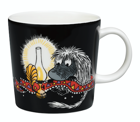 Mumin mugg 30 cl Förfadern svart
