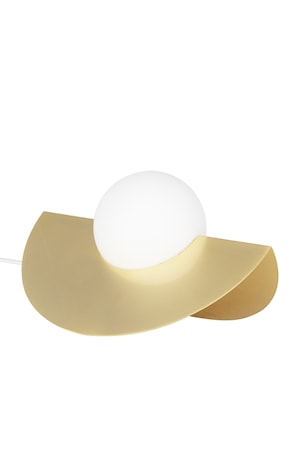 Roccia Bordslampa 25 cm Borstad Mässing
