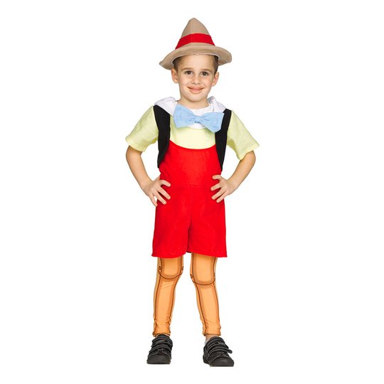 Pinocchio Barn Maskeraddräkt - Medium