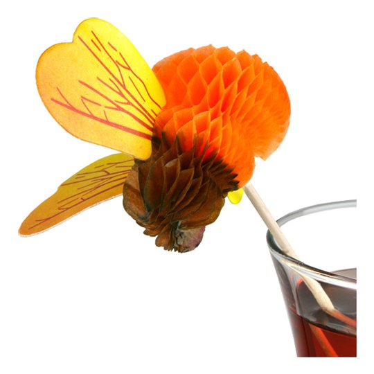 Cocktailpinnar med Humlor - 24-pack