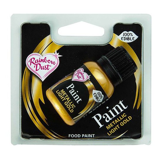 Rainbow Dust Ätbar Färg - Ljust Guld