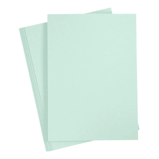 Kartongpapper Mintgrön - 10-pack