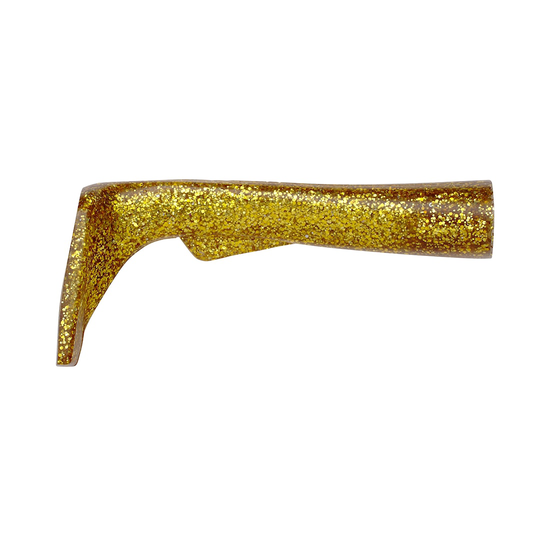 Svartzonker Big Paddle reservstjärt 2 st/pkt Gold Glitter