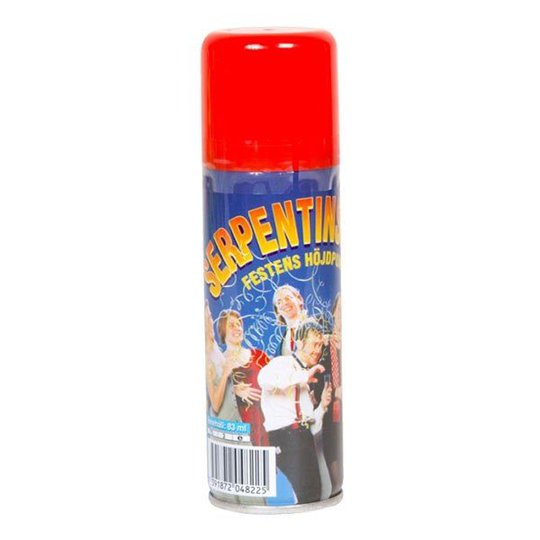 Serpentinspray - Röd