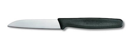 Skalkniv Nylonhandtag Svart 8 cm
