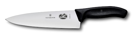 Kockkniv Plasthandtag Svart 20 cm