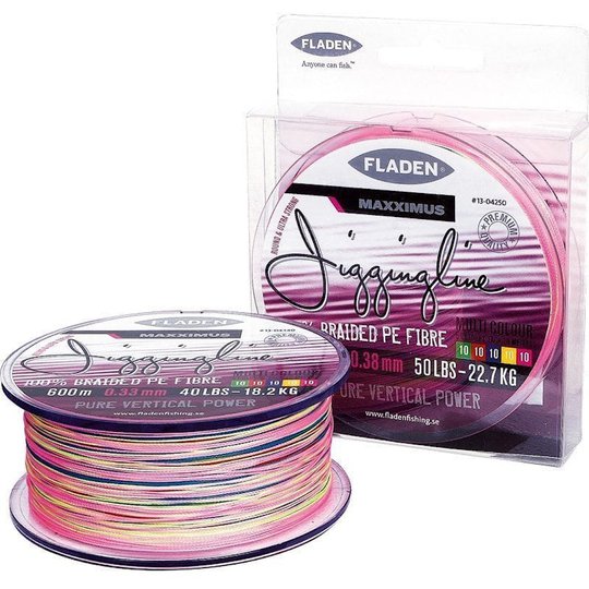 Maxximus Multicolor Jiggingline 300 m flätlina