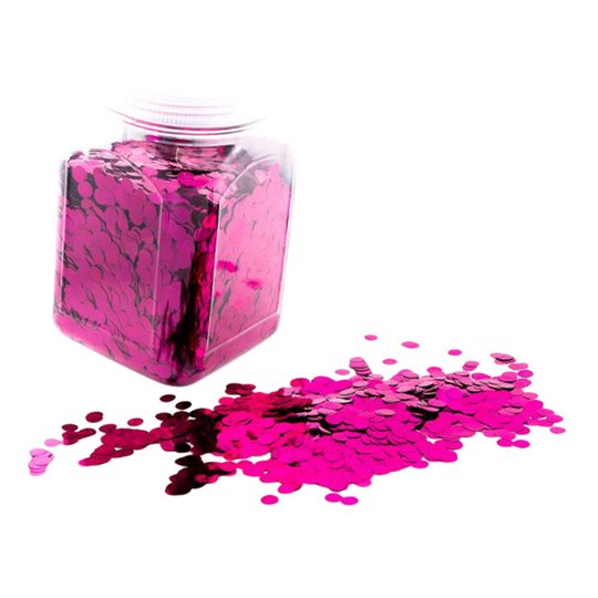 Ballongkonfetti Holografisk Magenta - 1 kg