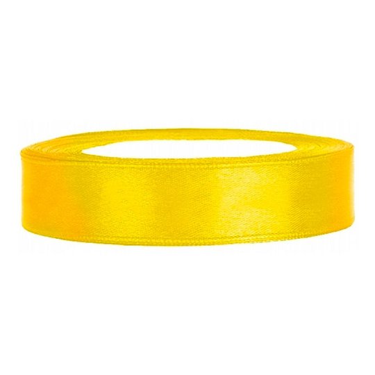 Satinband Gul - 12 mm