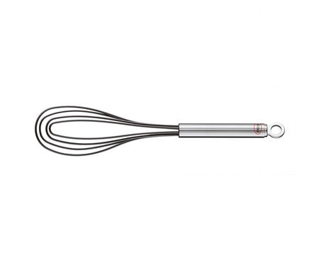 Visp flat stål/svart 27 cm