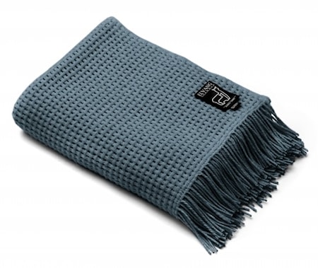 Basket throw pläd – Orion blue