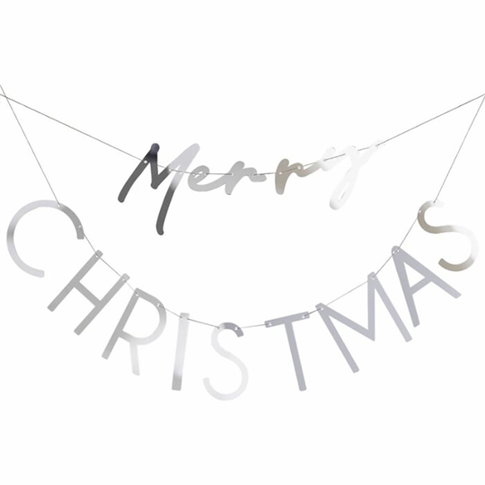 Merry Christmas Silver Girlang